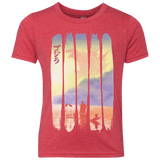 T-Shirts Vintage Red / YXS Japanese Kaiju Youth Triblend T-Shirt