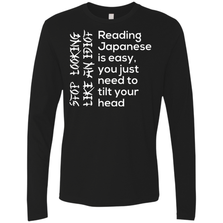 T-Shirts Black / Small Japanese Men's Premium Long Sleeve