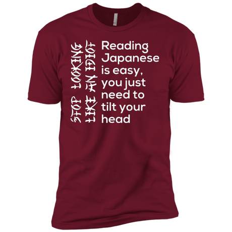 T-Shirts Cardinal / X-Small Japanese Men's Premium T-Shirt