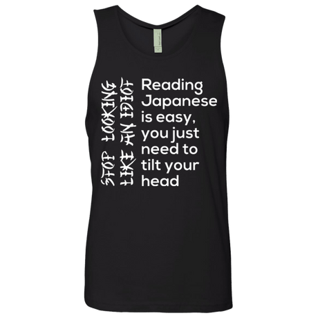 T-Shirts Black / Small Japanese Men's Premium Tank Top
