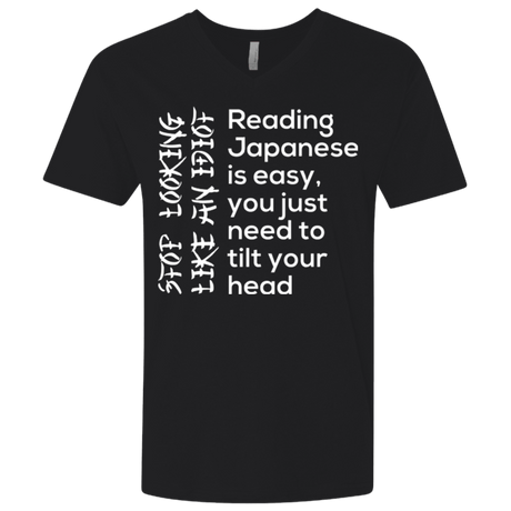 T-Shirts Black / X-Small Japanese Men's Premium V-Neck