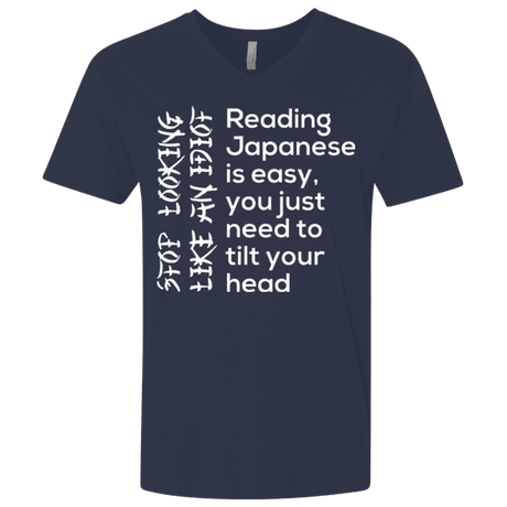 T-Shirts Midnight Navy / X-Small Japanese Men's Premium V-Neck