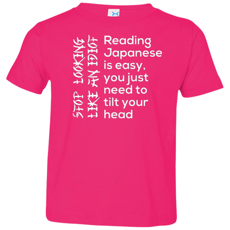 T-Shirts Hot Pink / 2T Japanese Toddler Premium T-Shirt