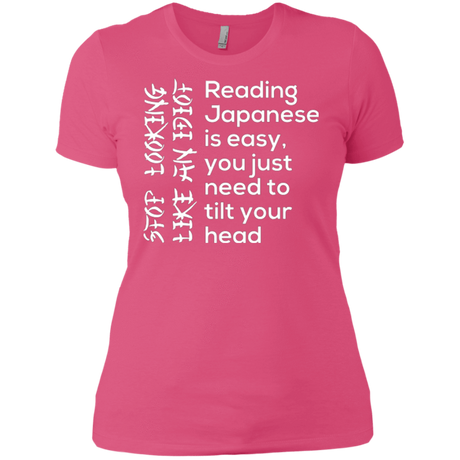 T-Shirts Hot Pink / X-Small Japanese Women's Premium T-Shirt