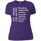 T-Shirts Purple / X-Small Japanese Women's Premium T-Shirt