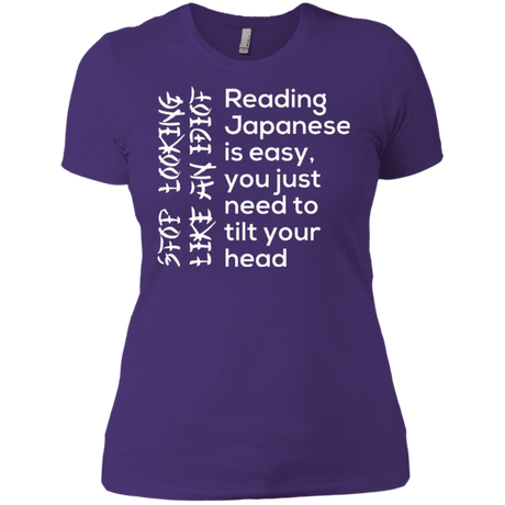 T-Shirts Purple / X-Small Japanese Women's Premium T-Shirt