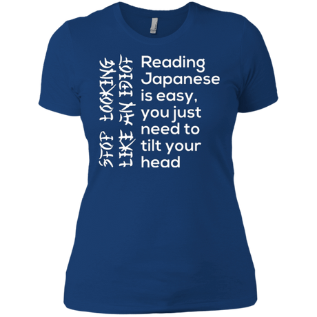 T-Shirts Royal / X-Small Japanese Women's Premium T-Shirt