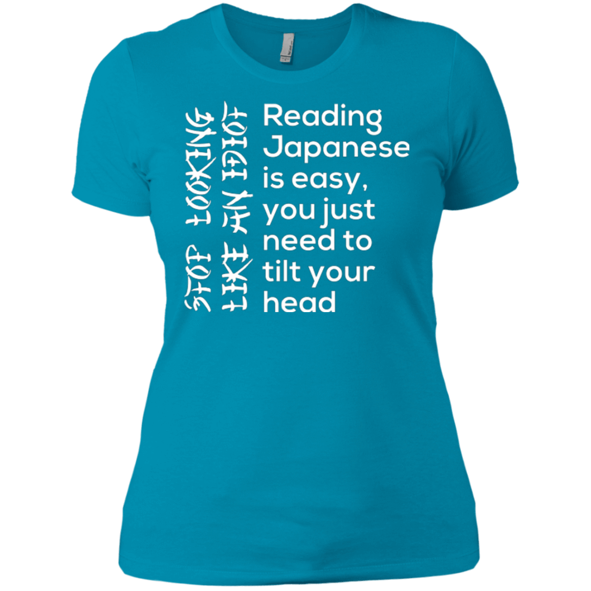 T-Shirts Turquoise / X-Small Japanese Women's Premium T-Shirt