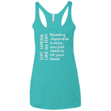 T-Shirts Tahiti Blue / X-Small Japanese Women's Triblend Racerback Tank