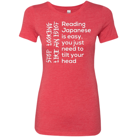 T-Shirts Vintage Red / Small Japanese Women's Triblend T-Shirt