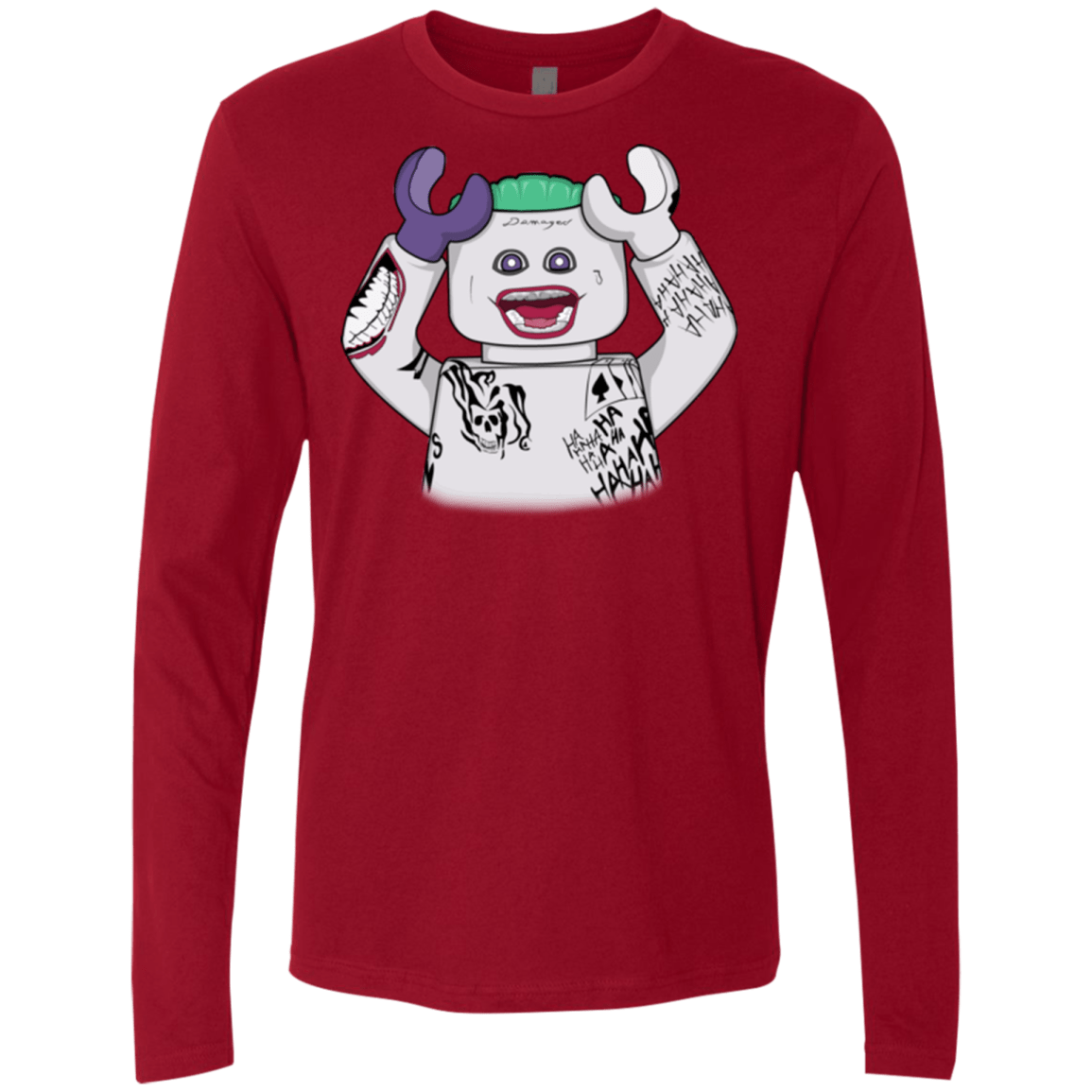 T-Shirts Cardinal / Small Jared Lego Men's Premium Long Sleeve