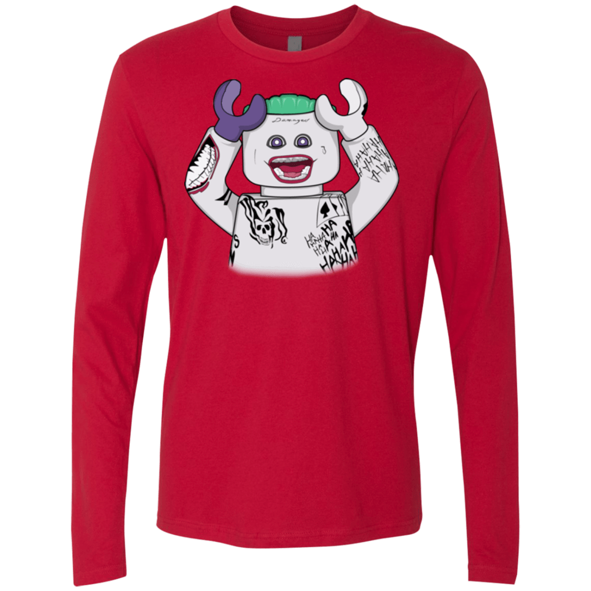 T-Shirts Red / Small Jared Lego Men's Premium Long Sleeve