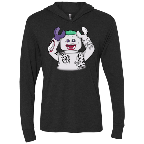 T-Shirts Vintage Black / X-Small Jared Lego Triblend Long Sleeve Hoodie Tee