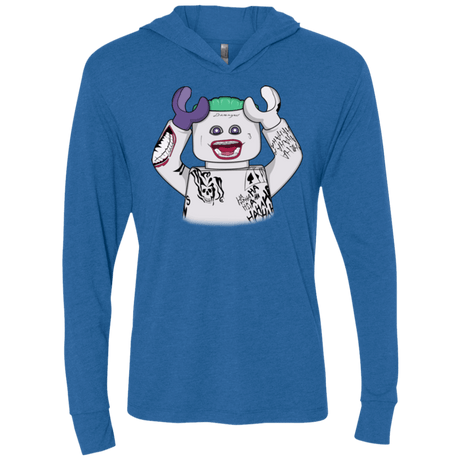 T-Shirts Vintage Royal / X-Small Jared Lego Triblend Long Sleeve Hoodie Tee