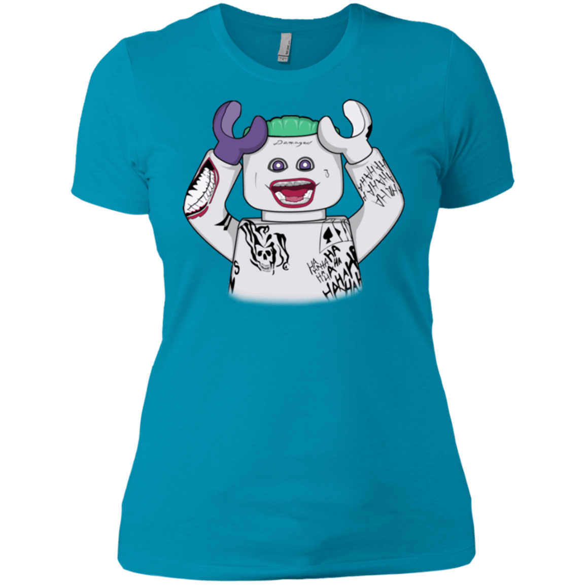 T-Shirts Turquoise / X-Small Jared Lego Women's Premium T-Shirt