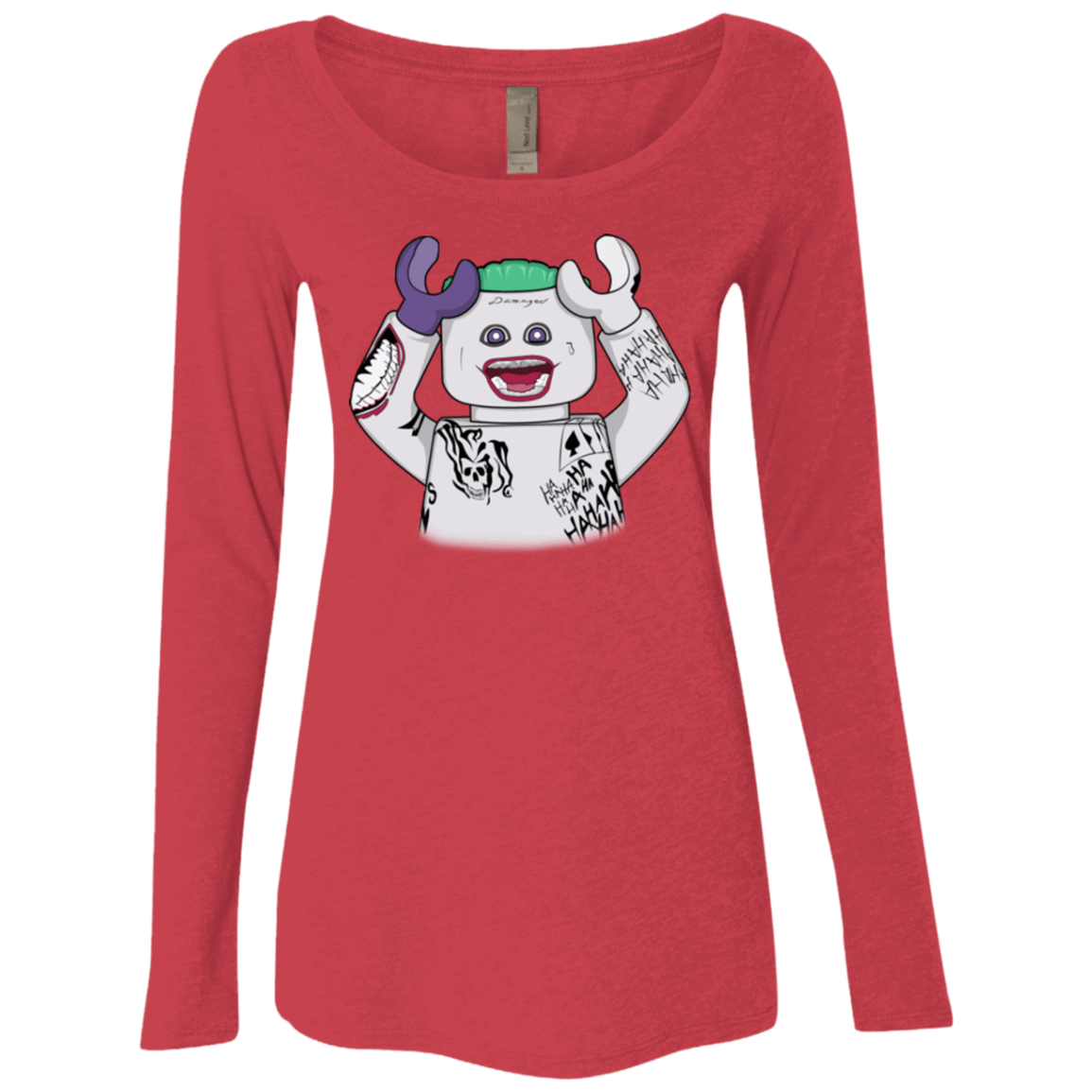 T-Shirts Vintage Red / Small Jared Lego Women's Triblend Long Sleeve Shirt