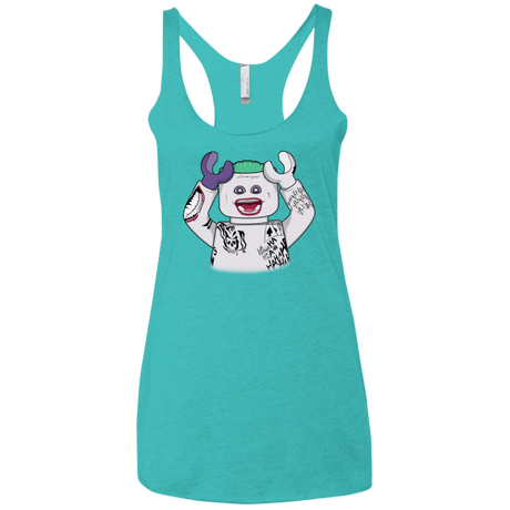 T-Shirts Tahiti Blue / X-Small Jared Lego Women's Triblend Racerback Tank