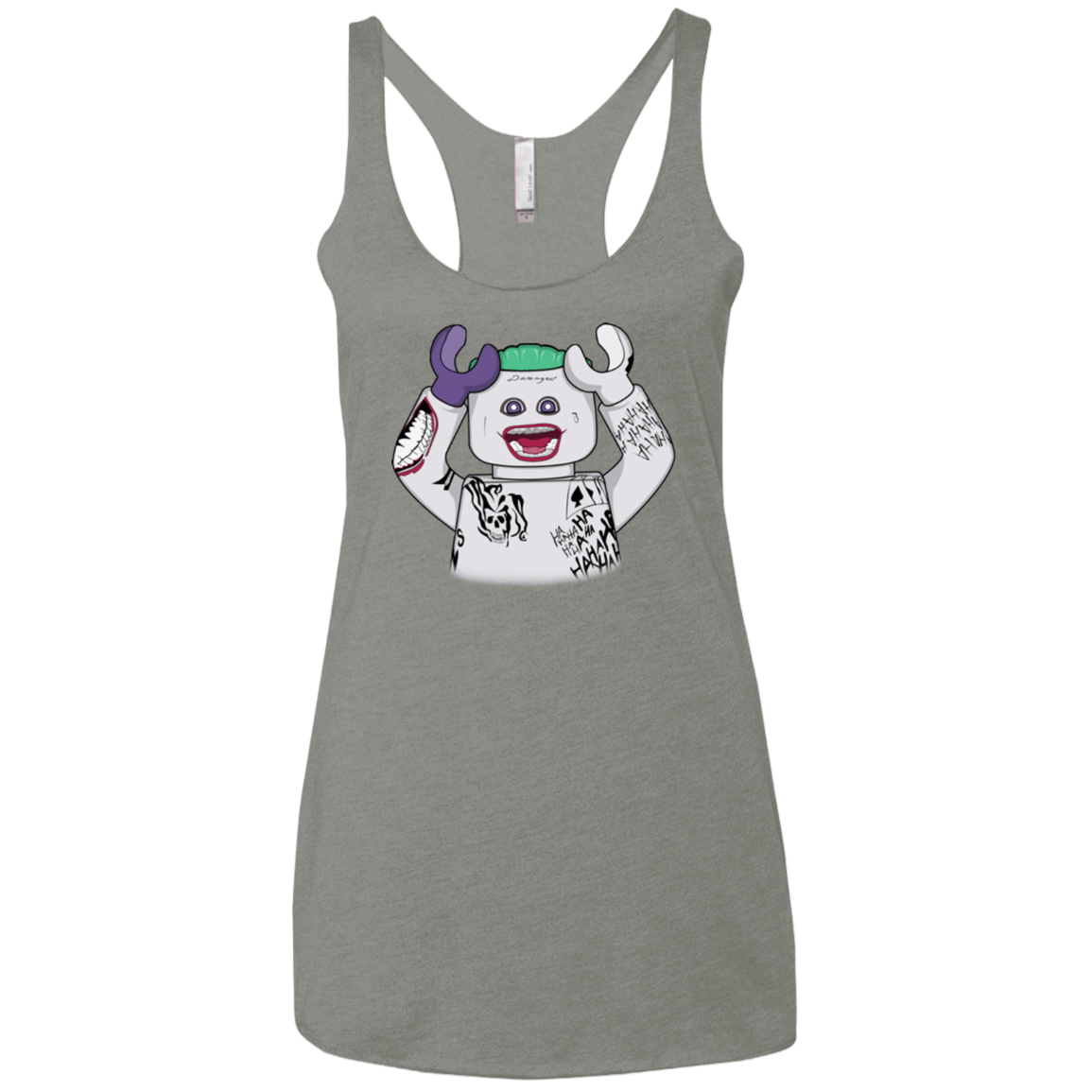 T-Shirts Venetian Grey / X-Small Jared Lego Women's Triblend Racerback Tank