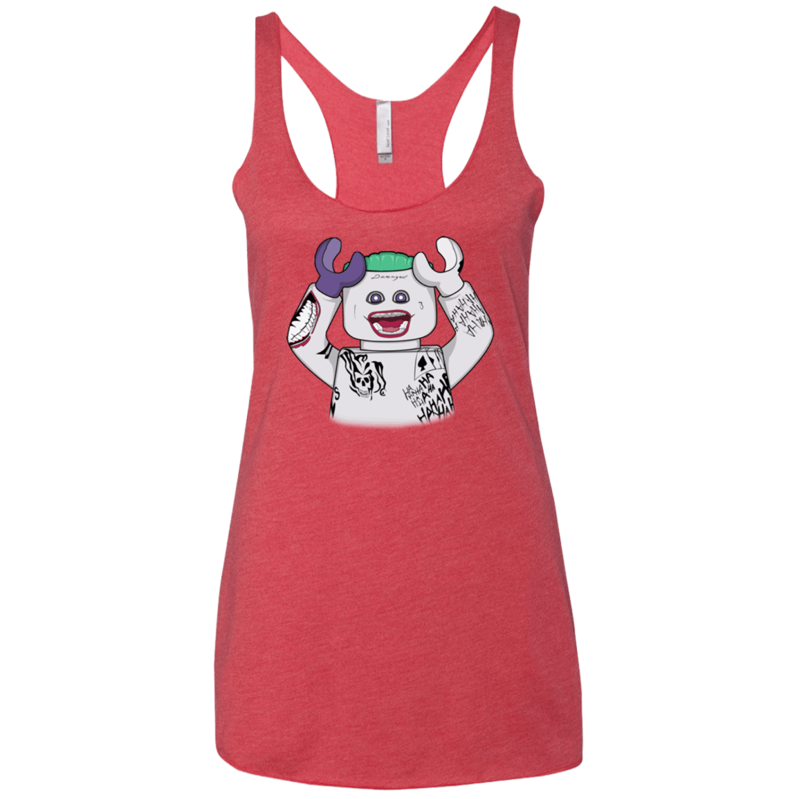 T-Shirts Vintage Red / X-Small Jared Lego Women's Triblend Racerback Tank