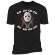 T-Shirts Black / X-Small Jason Mask Chi Chi Men's Premium T-Shirt