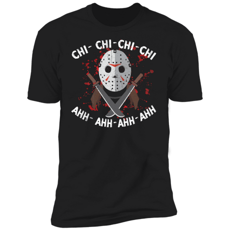 T-Shirts Black / X-Small Jason Mask Chi Chi Men's Premium T-Shirt