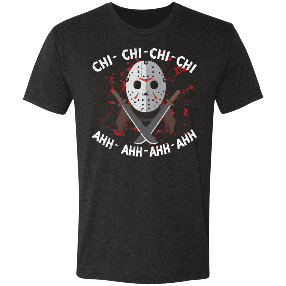 T-Shirts Vintage Black / S Jason Mask Chi Chi Men's Triblend T-Shirt