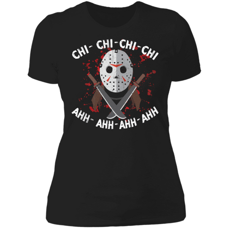 T-Shirts Black / X-Small Jason Mask Chi Chi Women's Premium T-Shirt