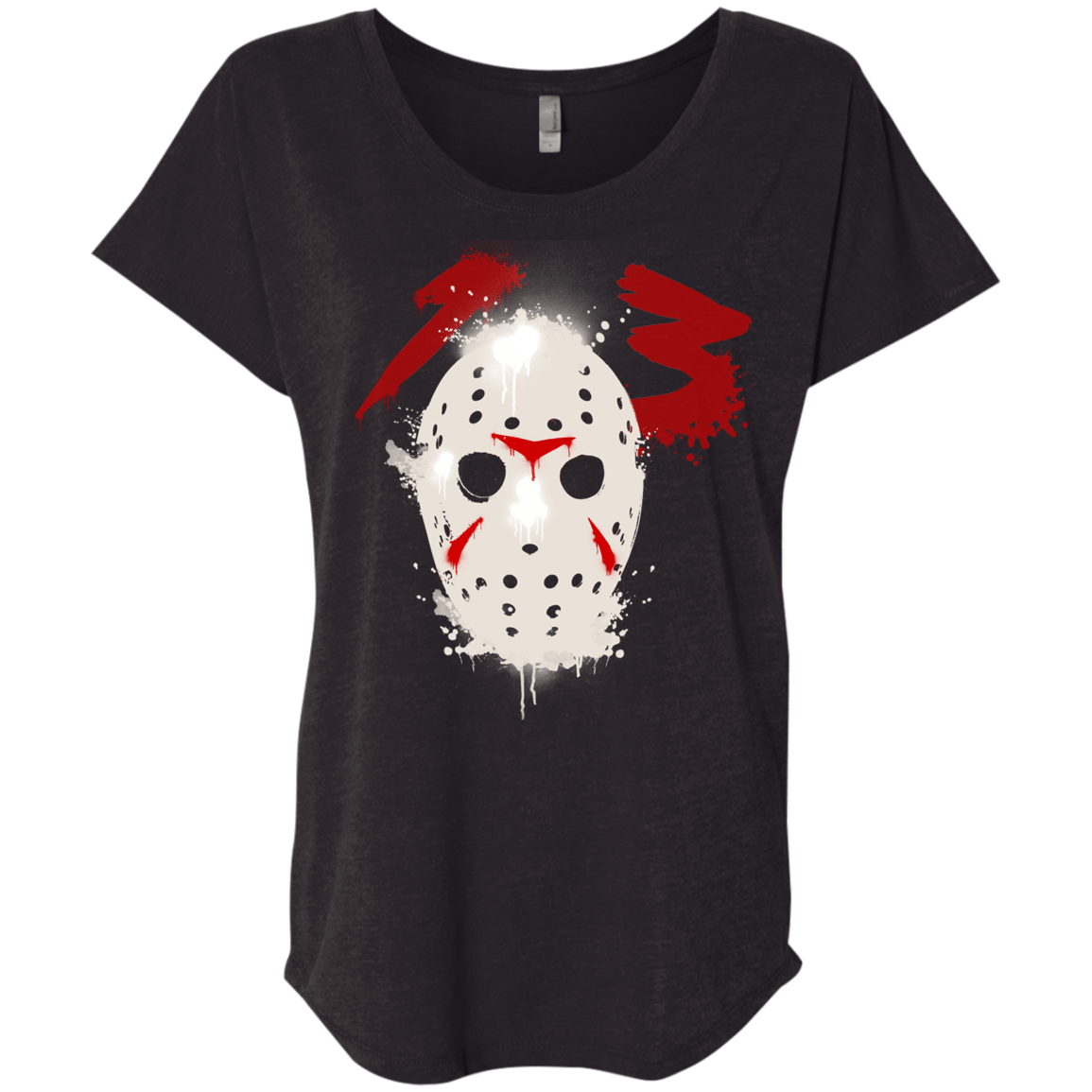 T-Shirts Vintage Black / X-Small Jason Triblend Dolman Sleeve