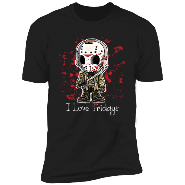 T-Shirts Black / X-Small Jason Voorhees Fridays Men's Premium T-Shirt