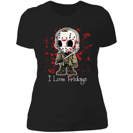 T-Shirts Black / X-Small Jason Voorhees Fridays Women's Premium T-Shirt