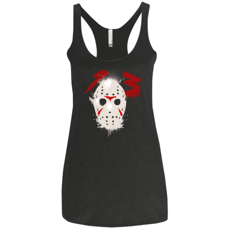 T-Shirts Vintage Black / X-Small Jason Women's Triblend Racerback Tank