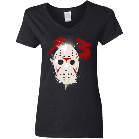 T-Shirts Black / S Jason Women's V-Neck T-Shirt