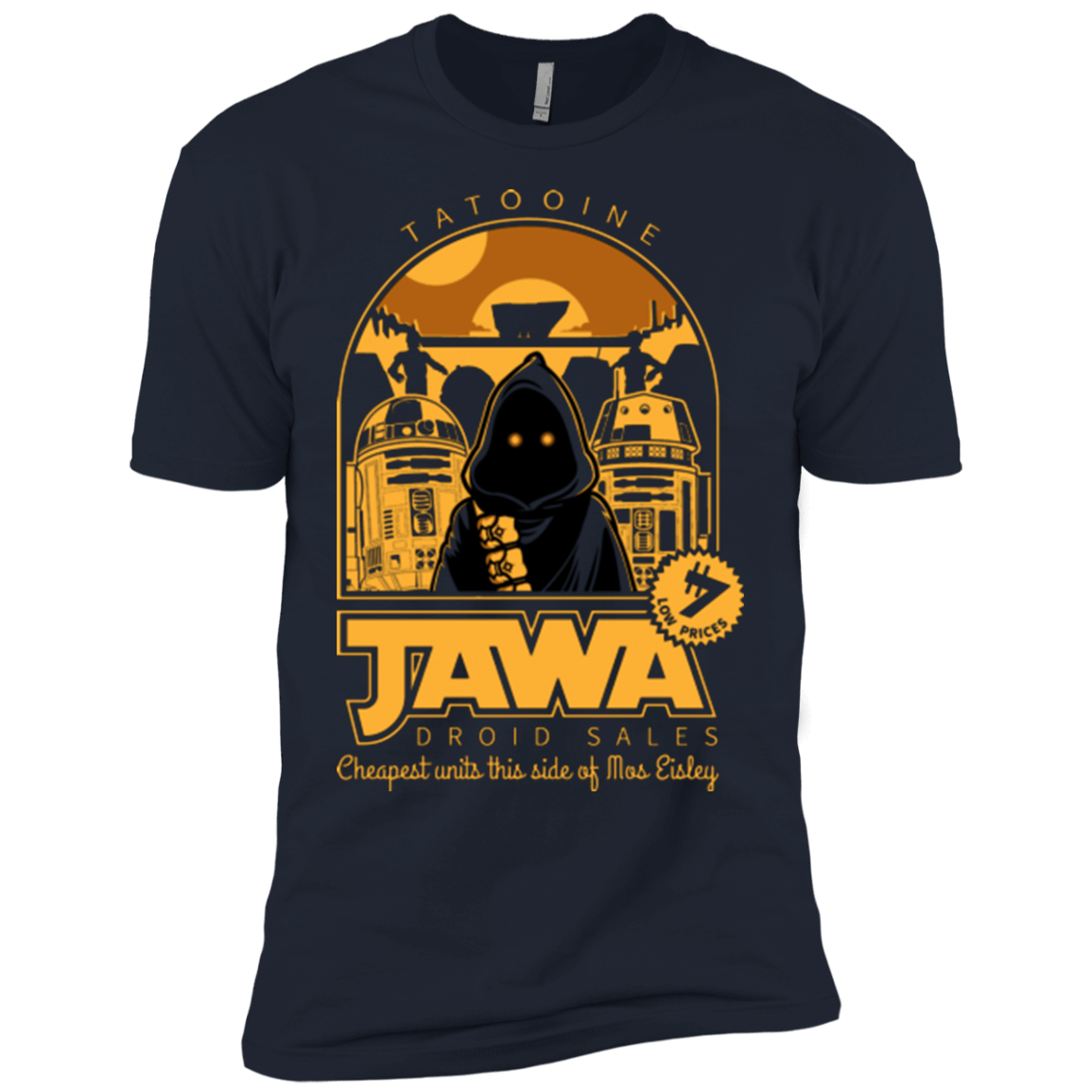 T-Shirts Midnight Navy / YXS Jawa Droid Sales Boys Premium T-Shirt