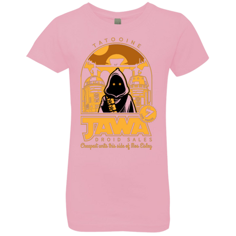 T-Shirts Light Pink / YXS Jawa Droid Sales Girls Premium T-Shirt