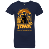 T-Shirts Midnight Navy / YXS Jawa Droid Sales Girls Premium T-Shirt