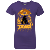 T-Shirts Purple Rush / YXS Jawa Droid Sales Girls Premium T-Shirt