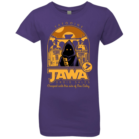 T-Shirts Purple Rush / YXS Jawa Droid Sales Girls Premium T-Shirt