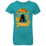 T-Shirts Tahiti Blue / YXS Jawa Droid Sales Girls Premium T-Shirt