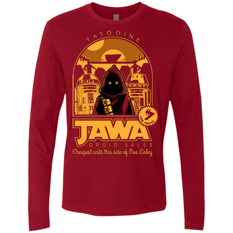T-Shirts Cardinal / Small Jawa Droid Sales Men's Premium Long Sleeve