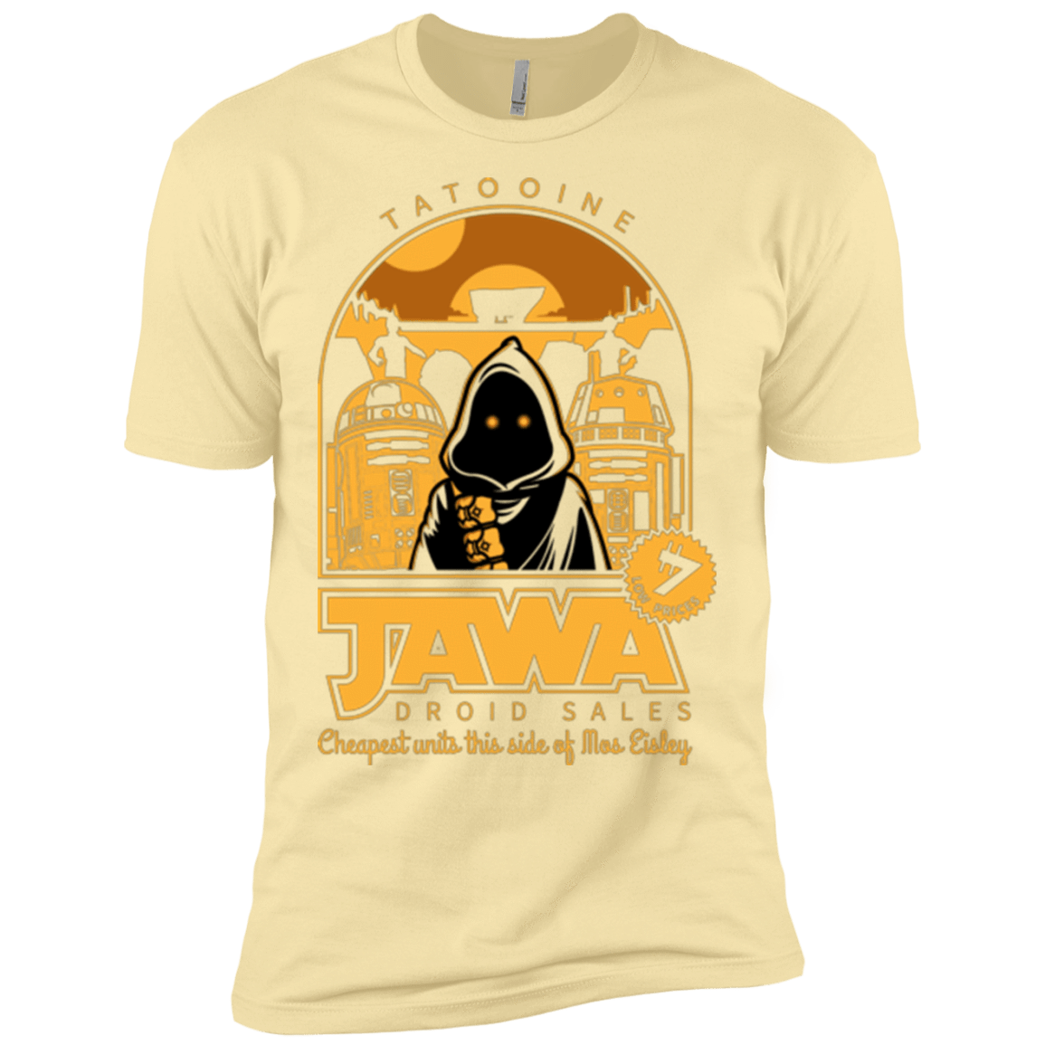 T-Shirts Banana Cream / X-Small Jawa Droid Sales Men's Premium T-Shirt