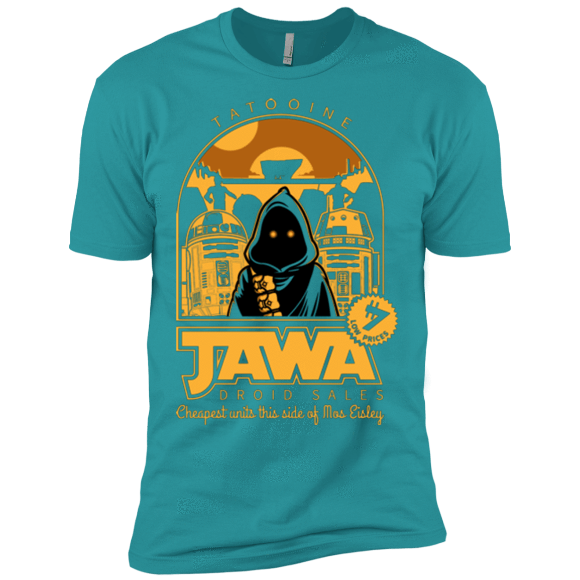T-Shirts Tahiti Blue / X-Small Jawa Droid Sales Men's Premium T-Shirt