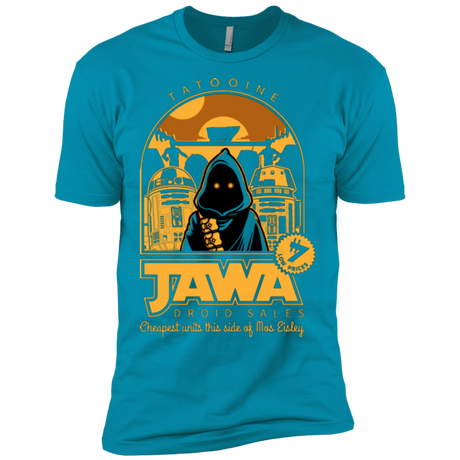 T-Shirts Turquoise / X-Small Jawa Droid Sales Men's Premium T-Shirt