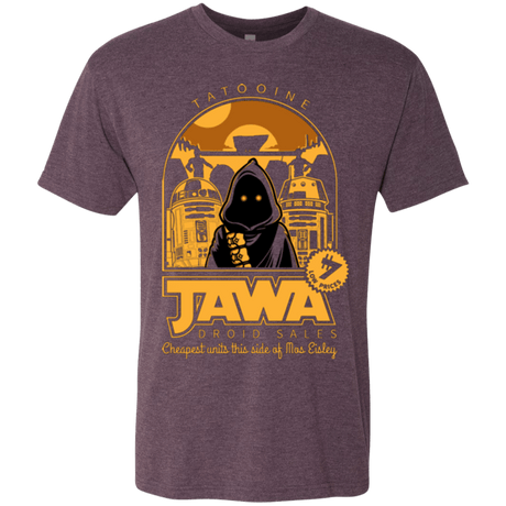 T-Shirts Vintage Purple / Small Jawa Droid Sales Men's Triblend T-Shirt