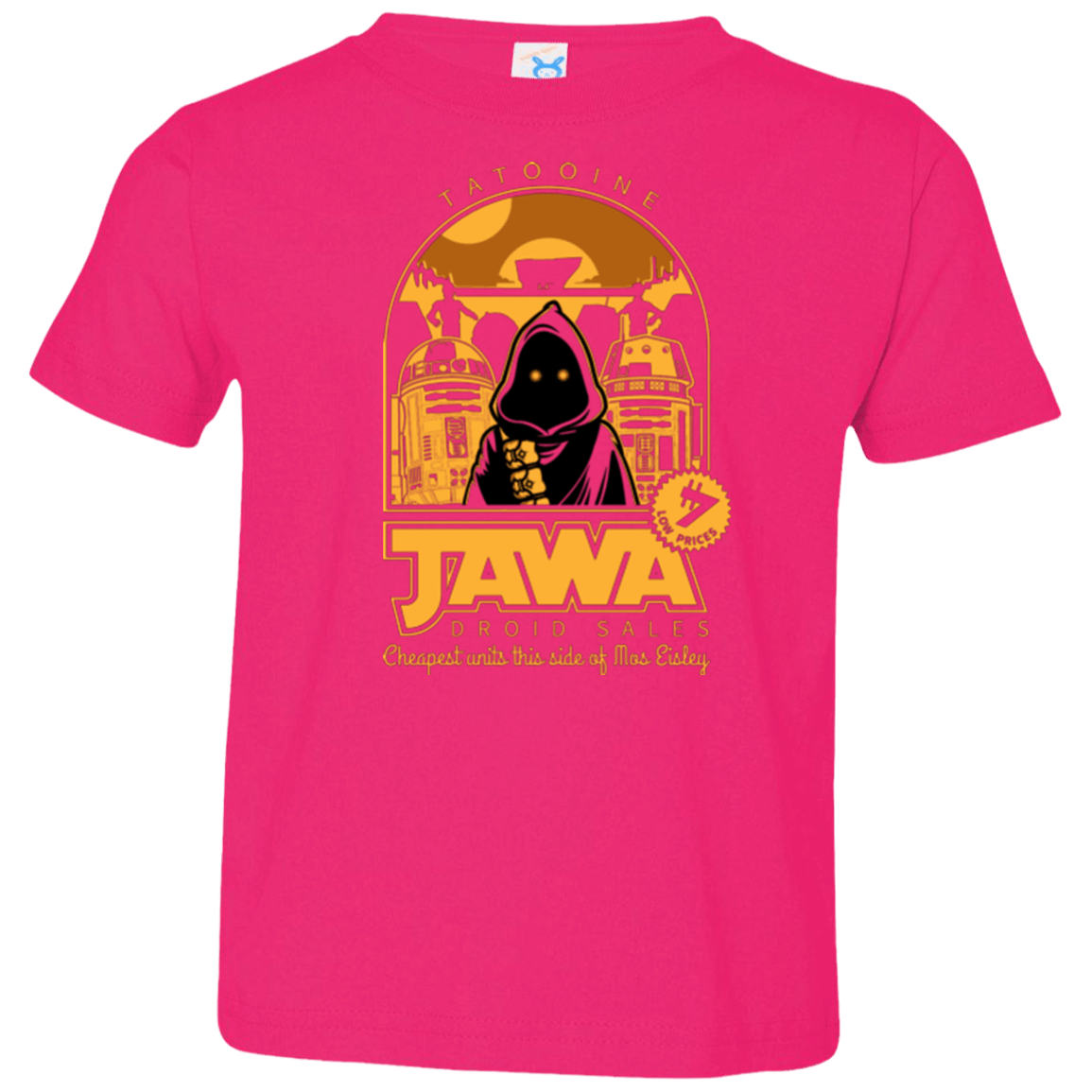 T-Shirts Hot Pink / 2T Jawa Droid Sales Toddler Premium T-Shirt