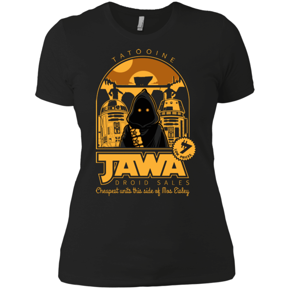 T-Shirts Black / X-Small Jawa Droid Sales Women's Premium T-Shirt