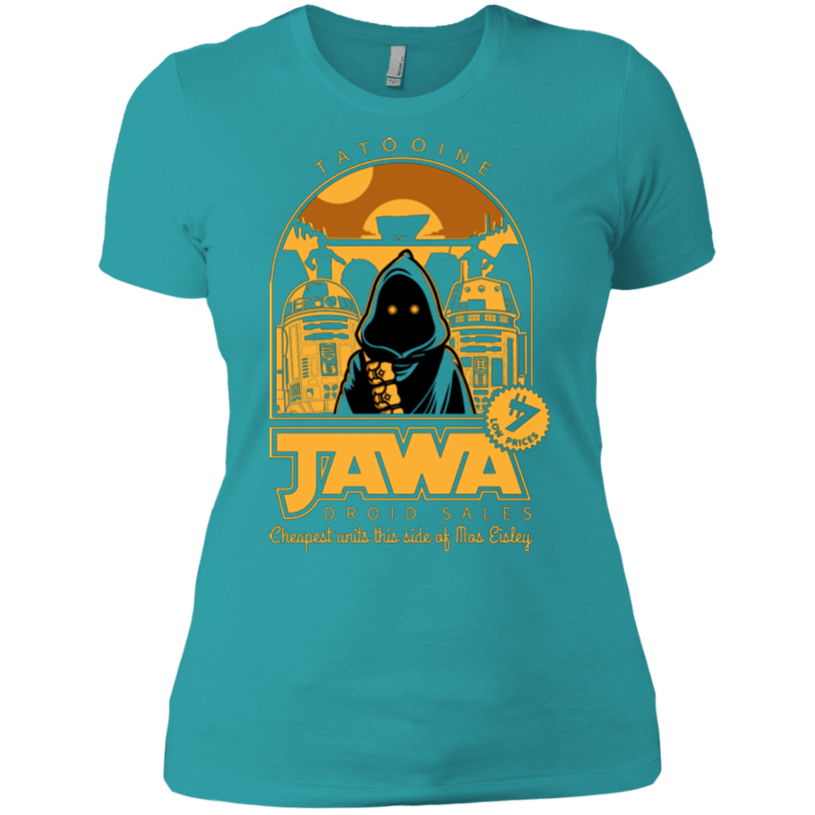 T-Shirts Tahiti Blue / X-Small Jawa Droid Sales Women's Premium T-Shirt