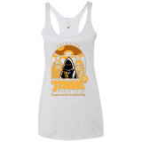 T-Shirts Heather White / X-Small Jawa Droid Sales Women's Triblend Racerback Tank