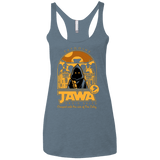 T-Shirts Indigo / X-Small Jawa Droid Sales Women's Triblend Racerback Tank