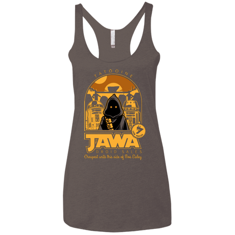 T-Shirts Macchiato / X-Small Jawa Droid Sales Women's Triblend Racerback Tank