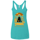 T-Shirts Tahiti Blue / X-Small Jawa Droid Sales Women's Triblend Racerback Tank